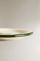 CHRISTMAS HOLLY STONEWARE SIDE PLATE