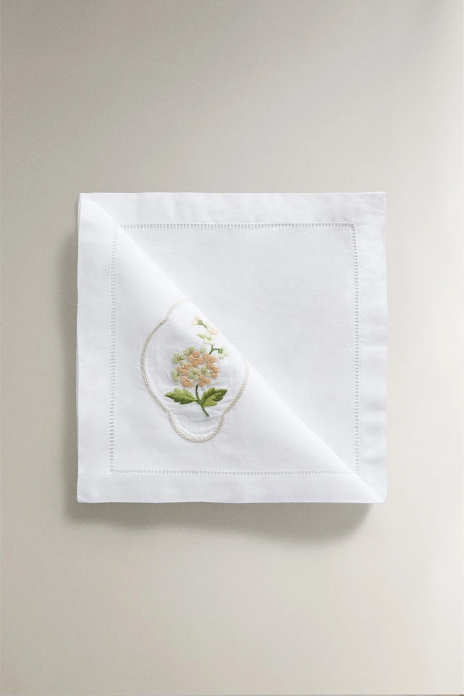 FLORAL RAMIE NAPKINS (PACK OF 2)