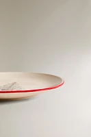 CHRISTMAS SLEIGH PORCELAIN SIDE PLATE