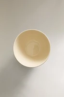 LEAF EARTHENWARE BOWL