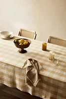 CHECK COTTON TABLECLOTH