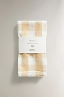 CHECK COTTON NAPKINS (PACK OF 2)