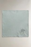 EMBROIDERED PALM TREE NAPKINS (PACK OF 2)