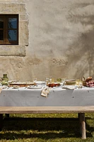 COTTON TABLECLOTH WITH SEA EMBROIDERY