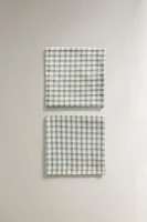 GINGHAM CHECK NAPKIN (PACK OF 2)