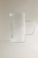 RAISED BOROSILICATE MILK PITCHER