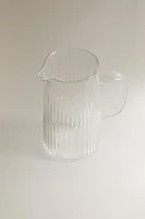 RAISED BOROSILICATE MILK PITCHER