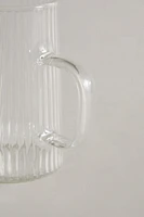 RAISED BOROSILICATE MILK PITCHER