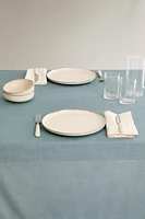 HEMSTITCHED COTTON TABLECLOTH