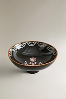 NANUSHKA PAINTED EARTHENWARE SERVING DISH