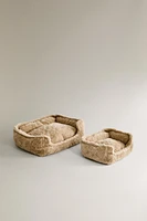 FAUX FUR PET BED