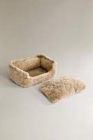 FAUX FUR PET BED