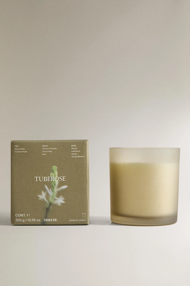 (350 G) TUBEROSE SCENTED CANDLE