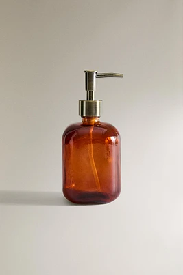 GLASS BATHROOM DISPENSER