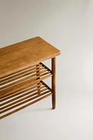 ACACIA SHOE RACK BENCH