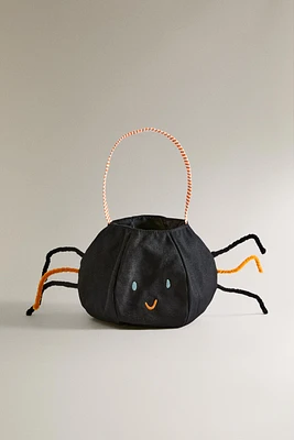 KID'S HALLOWEEN SPIDER CANDY BAG