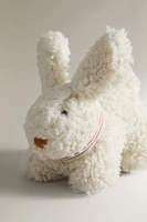 CHILDREN'S PLUSH TOY RABBIT WITH WHEELS