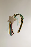 CHILDREN’S CHRISTMAS COSTUME HEADBAND WITH RIBBONS