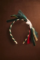 CHILDREN’S CHRISTMAS COSTUME HEADBAND WITH RIBBONS