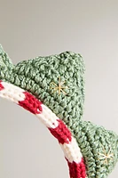 CHILDREN’S CROCHET STAR CHRISTMAS HEADBAND