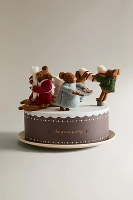 CHILDREN’S CHRISTMAS CAKE MOUSE MUSIC BOX