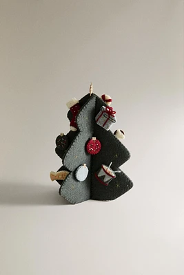 CHILDREN'S TOY FELT CHRISTMAS TREE