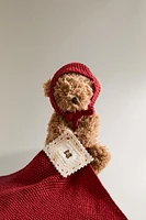 CHILDREN’S CHRISTMAS BEAR SECURITY BLANKET