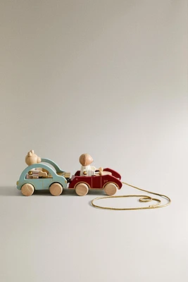 CHILDREN’S CHRISTMAS CART WOODEN MUSICAL TOY