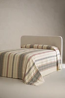 STRIPED JACQUARD COTTON BEDSPREAD x COLLAGERIE