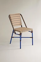 WOVEN CHAIR WITH METAL STRUCTURE x COLLAGERIE