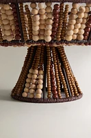 BASKET WITH MANGO WOOD BEADS x COLLAGERIE