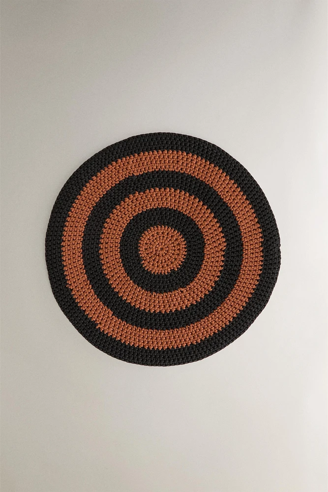 WOVEN CIRCLE DESIGN PLACEMAT x COLLAGERIE