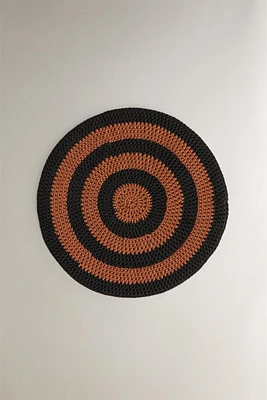 WOVEN CIRCLE DESIGN PLACEMAT x COLLAGERIE