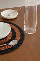 WOVEN CIRCLE DESIGN PLACEMAT x COLLAGERIE