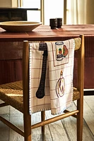 EMBROIDERED COTTON KITCHEN TOWEL