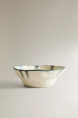 STRIPED CERAMIC BOWL