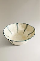 STRIPED CERAMIC BOWL