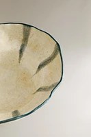 STRIPED CERAMIC BOWL