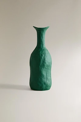 IRREGULAR NARROW METAL VASE