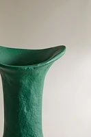 IRREGULAR NARROW METAL VASE