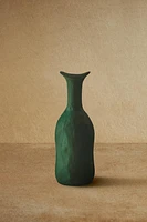 IRREGULAR NARROW METAL VASE