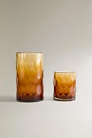 HONEYCOMB GLASS VASE