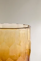 HONEYCOMB GLASS VASE