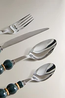 CUTLERY SET WITH CERAMIC HANDLE (SET OF 4)