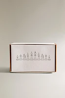 PACK OF DECORATIVE CHESS CANDLES (PACK OF 12)