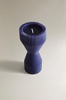 DECORATIVE STRIPED CONVEX CANDLE