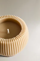 DECORATIVE ROUND STRIPED CANDLE