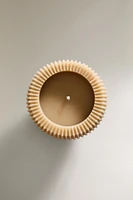 DECORATIVE ROUND STRIPED CANDLE