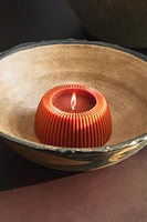 DECORATIVE STRIPED CONCAVE CANDLE