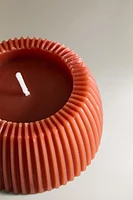 DECORATIVE STRIPED CONCAVE CANDLE